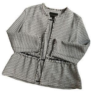 Women’s Banana Republic Fringed Tweed Jacket